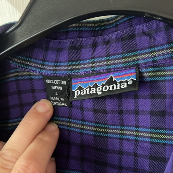 Bundle of 3 - Patagonia Plaid Button Down Long Sleeve Shirts Size Large - Picture 8 of 9